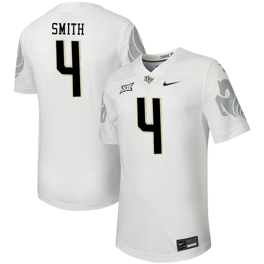 #4 Tre'Quan Smith UCF Knights Jerseys Football Stitched-White